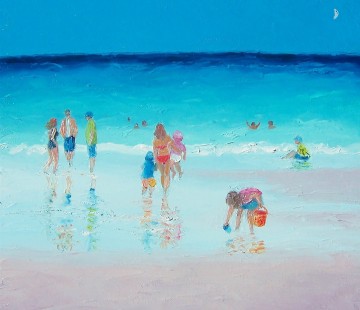 Paisajes Painting - Reflejos de playa